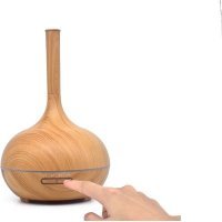 Fluted Aroma Diffuser Light Wood