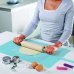 Roll-up Silicone Pastry Mat - Blue