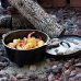 Cast Iron Deep Camp Dutch Oven With Lid 25.4 cm