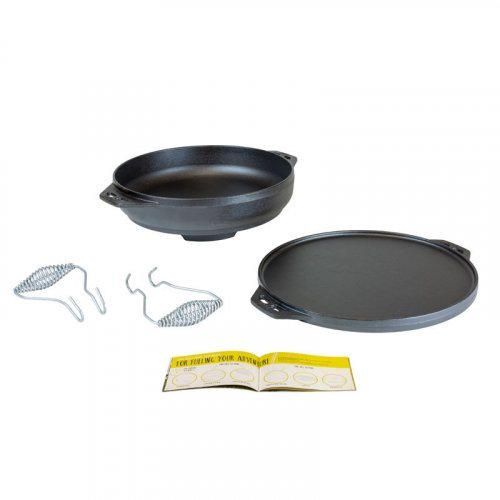 35.56 cm Cook-It-All, 5 Cooking Configurations With Bail Hooks