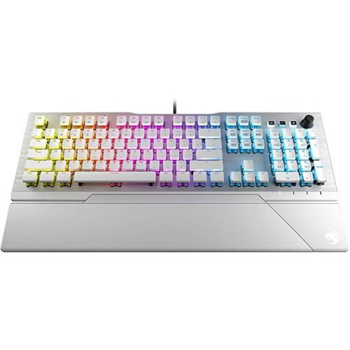 Roccat Vulcan 122 Aimo, Tactile, Silent Switch, RGB Mechanical Gaming Keyboard, White - ROC-12-941-BN
