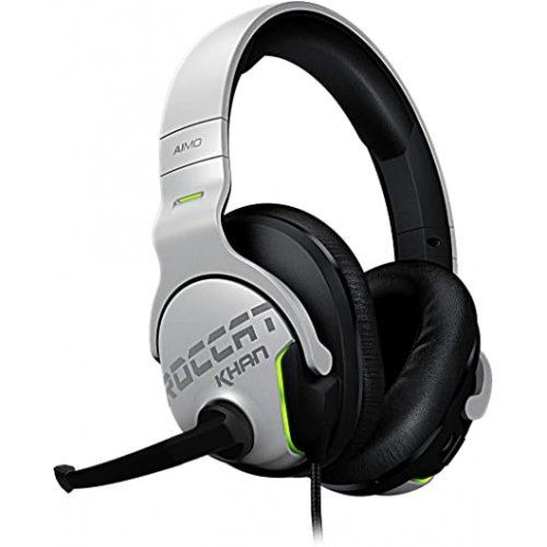 Roccat Khan Aimo - 7.1 High Resolution Rgb Gaming Headset, White - ROC-14-801