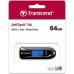 Transcend 64Gb Jf790 Usb3.1 Gen 1 Capless Flash Drive - Black And Blue